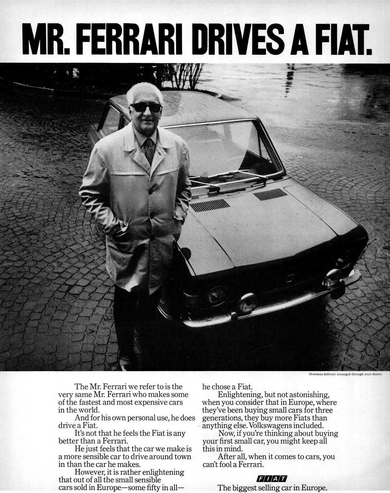 a vintage Fiat ad